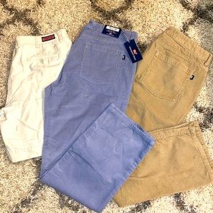 Vineyard Vines Men’s Pants Bundle - 36”W and 38”W